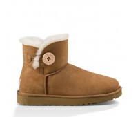 Ugg mini bailey clearance button beige